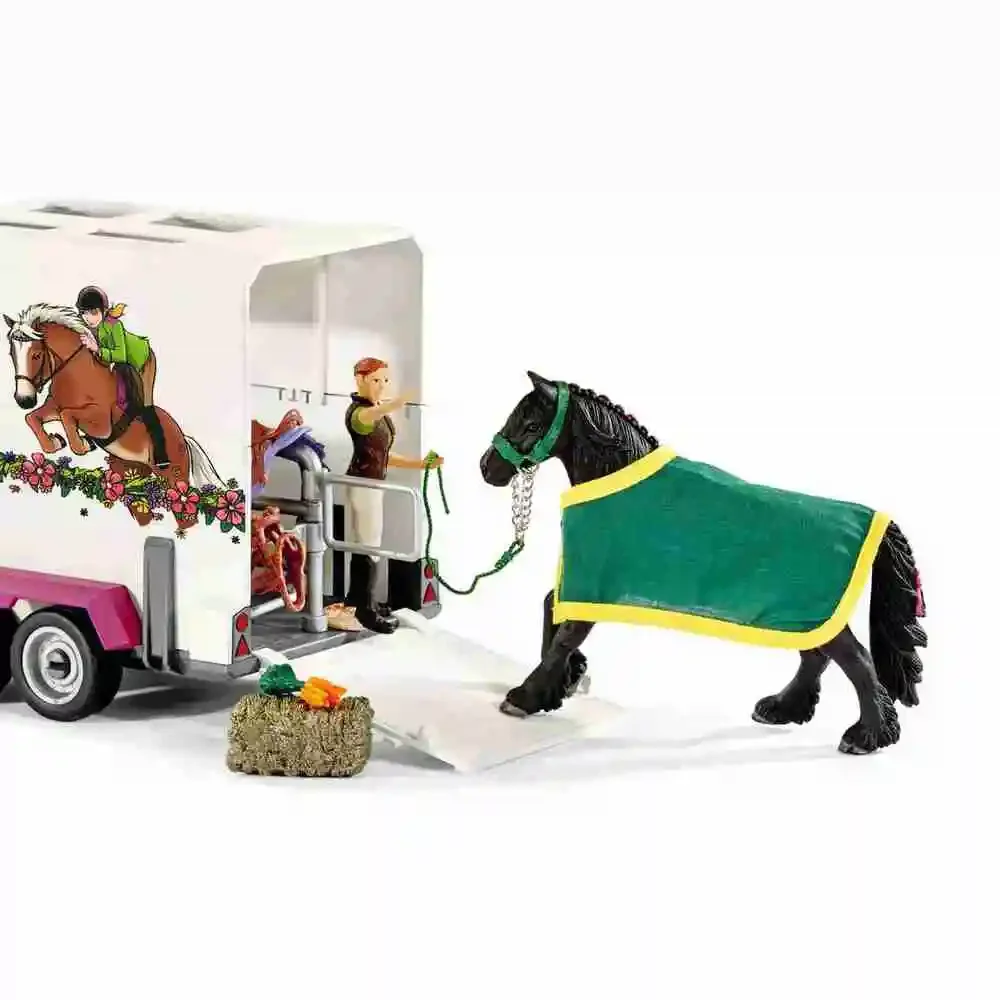 New! Schleich Horse Club 42346 38-Piece Toy Horse Trailer Truck Playset Play Set